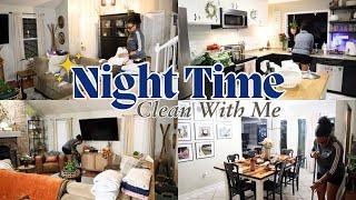 2024 Night Time Clean With Me. Complete Mess. Cleaning Motivation.