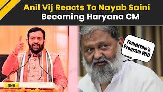 Haryana New CM: BJP's Anil Vij Reacts To Nayab Saini's Appointment As Haryana CM