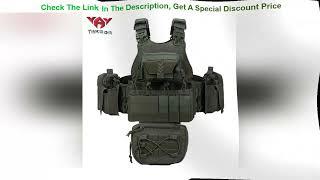 YAKEDA Plate Carrier Hunting Chaleco Tactico Plate Carrier Tactical Vest with Helmet Pouch