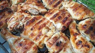 Chicken barbecue marinade! Super juicy chicken skewers!