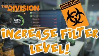 HOW TO INCREASE FILTER LEVEL/GET INTO HIGHER CONTAMINATION ZONES IN THE DIVISION!