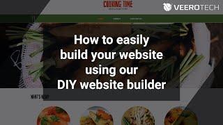 DIY website builder- How to easily build a website using our website builder