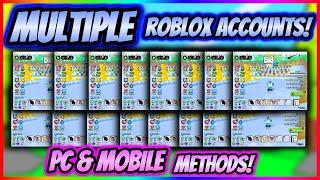*WORKING* MULTIPLE ROBLOX ACCOUNTS AT ONCE! PC & MOBILE METHODS! |GAG & PET SIM| (10+ RB HUGE GW!)