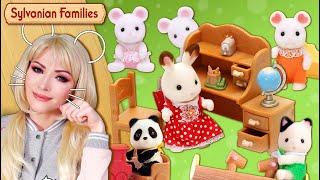 Коллекция Sylvanian Families - Начало - Набор с Кролей и Малышня  Стрим-Распаковка