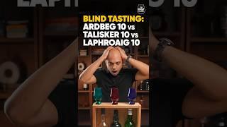 WHISKY CHALLENGE: Laphroaig 10 vs Talisker 10 vs Ardbeg 10 - Blind Tasting by Whisky Expert !