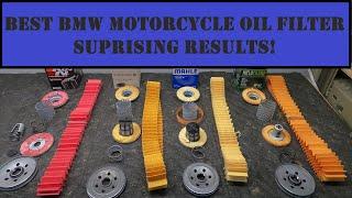 BMW Motorcycle Oil Filter Comparison. SHOCKING RESULTS!