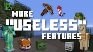 More "Useless" Minecraft Features