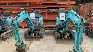 Kobelco sk007-3 / Обзор мини-экскаватора из Японии