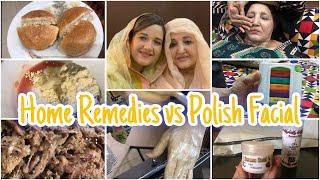 Home Remedies Behtar hain Local Polish Facial say? | Mama nay banay Special Batairay