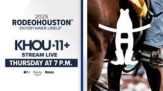 It's time!  The RodeoHouston lineup is being released Thursday at 7 p.m.