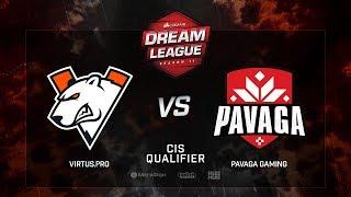 Virtus.рro vs Pavaga Gaming, DreamLeague Season 11, CIS QL, bo3, game 1 [Adekvat & 4ce]