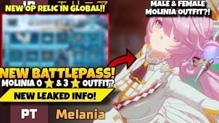 NEW MOLINIA 0 ⭐ & 3 ⭐ OUTFIT? & NEW GLOBAL BP With OP RELIC!!