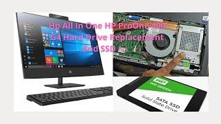 Hp All In One HP Pro One 400 G4 Hard Drive Replacement And SSD Ad