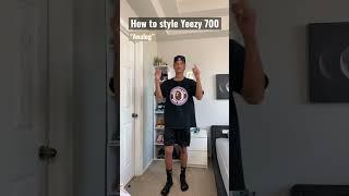 How To Style Yeezy 700 “Analog” || styling my shoes V14