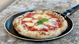 Best PIZZA recipe Without Oven  Real Italian PIZZA homemade cooked in a Pan  Pizza Dough + Sauce