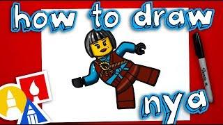 How To Draw Nya From Ninjago