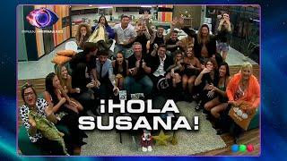 Susana Giménez sorprendió en vivo a la casa y todos estallaron de alegría - Gran Hermano