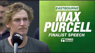 Max Purcell's Eastbourne Finalist Speech | 2024 Eastbourne Final