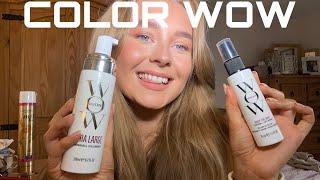 HONEST REVIEW USING COLOR WOW PRODUCTS - HAIR STYLING | Laura Hargreaves