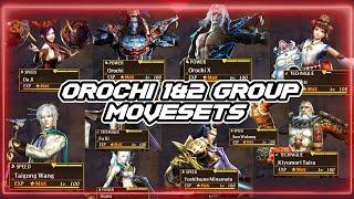 Warriors Orochi 4 Ultimate - All Group Orochi 1&2 Characters Moveset