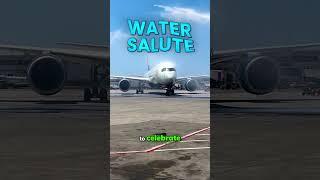 What Are Airplane Water Salutes?! ️