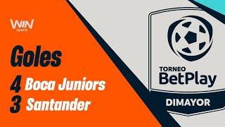 Boca Juniors vs. Real Santander (goles) | Torneo BetPlay Dimayor 2024-2 | Fecha 12