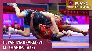 Gold Medal • FS 70Kg • Hayk PAPIKYAN (ARM) vs. Magomed Bashir KHANIEV (AZE)