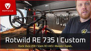 ROTWILD RE 735 - CUSTOMBIKE I Rock Shox ZEB I SRAM AXS XO1 I SQLab I MAXXIS I HOPE I Stamp 7