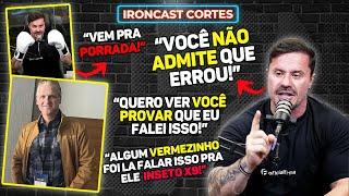 CHAMOU PRA PORRADA! CARIANI COMEÇA A LIVE COM LUVA DE BOXE E DETONA CRITICAS DE CHRIS ACETO–IRONCAST