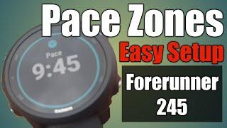 How to setup Pace alerts for Garmin Forerunner 245 & 645. - Easy setup & demonstration