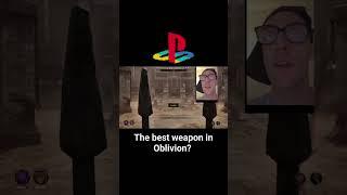 The best weapon on Oblivion? #oblivion #oblivionremastered #best #shorts #ps5 #oblivionremake