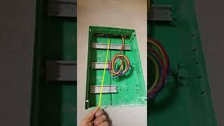 Passing electrical wires through the electrical distribution panel