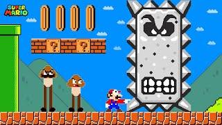 Super Mario Bros. But When Everything Mario Touches Turns To TALLER