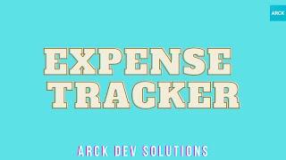 Expense Tracker - ARCK Dev Solutions