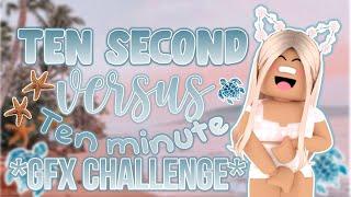 ten second VERSUS one minute vs ten minute gfx challenge! || ˚ ༘ ⋆｡˚sumi𓆉