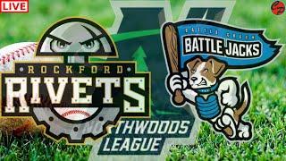 Rockford Rivets vs Battle Creek Battle Jacks NorthWoods League Baseball Live Game Cast & Chat