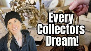 Day One at every collector's dream sale: Brass, Ironstone & Hot Finds!