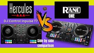 The Hercules Inpulse T7 vs the Rane one comparison video