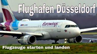 Düsseldorf Airport - planes take off and land