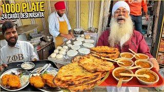 24 Carat Indian Street Food Punjab | Mr Singh ka Incredible Nashta, Makhani Paratha, Tandoori Dal