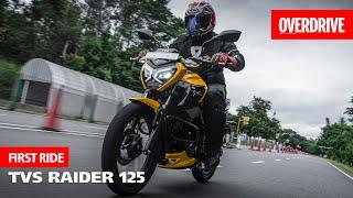 2021 TVS Raider 125 first ride review by OVERDRIVE - will the Gen Z love the new 125?