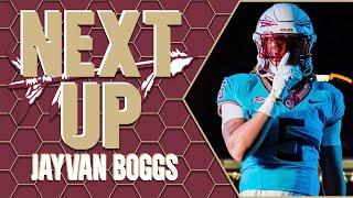 NEXT UP: FSU Football's Jayvan Boggs talks 300+ yard receiving game, Gus Malzahn and what's up next!