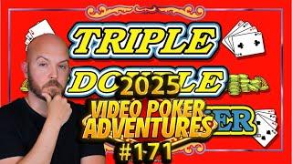 $50 Bets on High Limit Triple Double Bonus Video Poker!