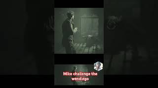 Until dawn remake Mike challenges the wendiego for round 2 while Wolfie run away #gaming #shorts ￼