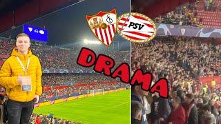 Sick Drama In SEVILLA As PSV Make Their Way Through To The Champions League Knockouts