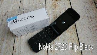 Nokia 2720 Flip 4G black unboxing and camera, game tested