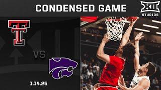 Texas Tech vs. Kansas State Condensed Game | 2024-25 Big 12 Men's Basketball