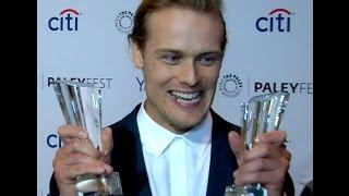 OUTLANDER's Sam Heughan Caitriona Balfe | Accept The Anglophile Channel Awards | Marlise Boland