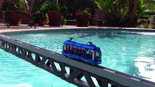 Lego City Tram  going fast