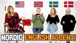 American was shocked by Nordics' English Differences!! (Danish, Swedish, Norwegian)